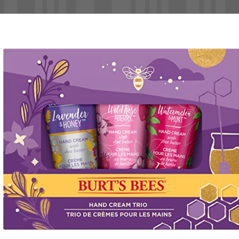 Burt's Bees Hand & Foot Care Gift Set in Purple and Pink